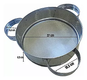 Peneira tela filtro para balde decantador até 100kg