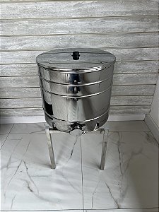 Decantador de mel inox Fundo conico