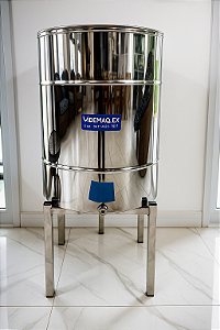 Tanque reservatório inox fundo cônico