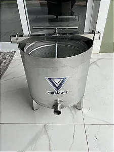 PRENSA 65L INOX 304 COM REGISTRO