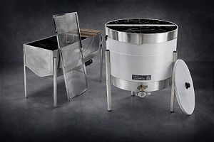 Centrifuga elétrica 32 quadros + mesa desoperculadora 32 quadros