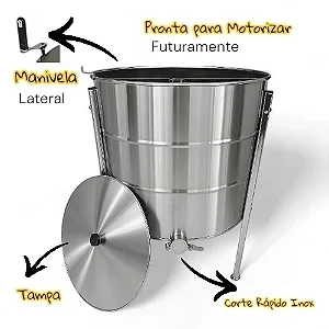 Centrifuga Extratora mel 32 quadros SEM SEPARADOR DE QUADROS MANUAL