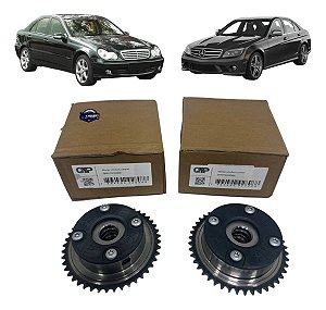 Par Polia Admissão Escape Benz C180 200 K W203 204 2003-2011