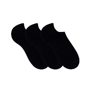 Kit 3 Meias Esportiva Masculina Sapatilha Selene Conforto