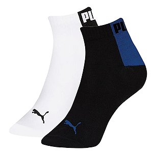 Kit 2 Pares Meias Puma Cano Baixo Masculina Academia