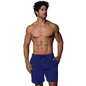 Bermuda Macia Selene Com Bolso Masculina Elástico No Cós