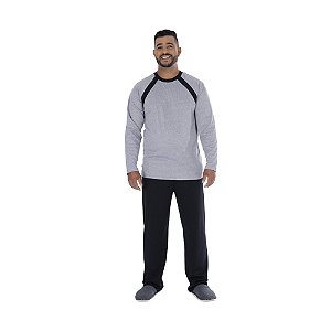 Pijama De Frio Masculino Canelado Tamanhos Grande Victory