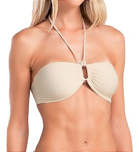 Top Biquíni Tomara Que Caia Com Bojo E Alça Removíveis She