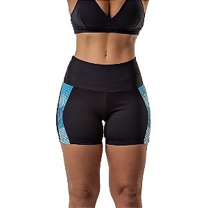 Short Elite Feminino Fitness Estampado Proteção Uv50+