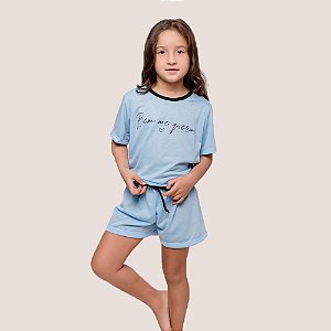Pijama Infantil Menina Fresco Com Estampa Divertida