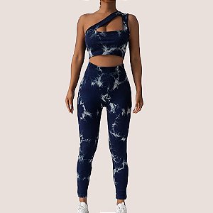 Calça Leg E Top Conjunto Feminino Academia Fitness Caminhada