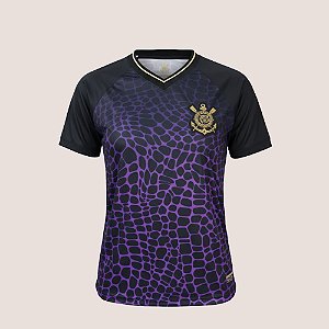 Camisa Feminina Corinthians Oficial Tecido Fresco