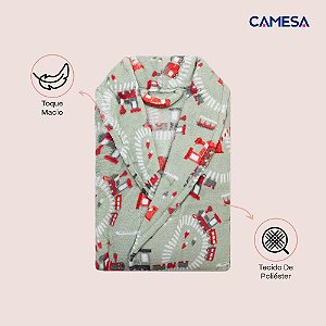 Roupão Microfibra Inverno Frio Infantil - Camesa