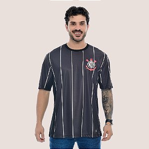 Camiseta Masculina Corinthians Respirável Oficial
