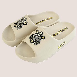 Chinelo Nuvem Corinthians Slide Unissex Oficial Licenciado