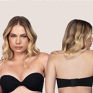 Sutiã Com Bojo de Alta Sustentação Liso Confortável Push Up