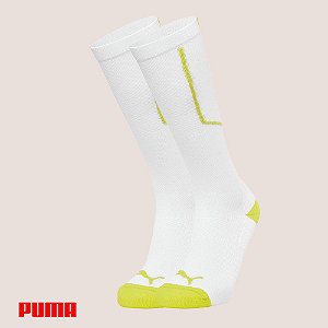 Meia Puma Esportiva Cano 3/4 Compressão Leve Treino Academia