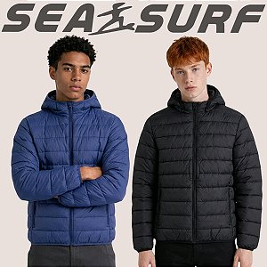 Jaqueta Juvenil Puffer Acolchoada Confortável Com Bolsos E Capuz Removível Frio
