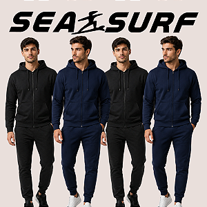 Conjunto Masculino Esportivo Corta Vento Jaqueta com Capuz e Calça
