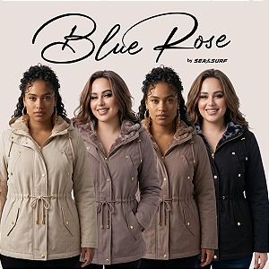 Parka Feminina Inverno Com Forro Peluciado