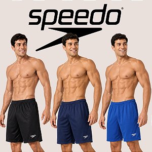 Bermuda Speedo I Masculina Esportiva Confortável Secagem Rápida Para Academia Praia Piscina