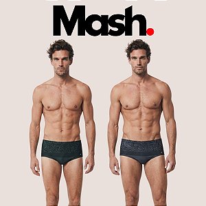 Sunga Masculina Mash Sungão Tradicional Estampada Cordão Ajustável Esporte Piscina Original