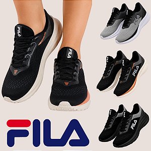 Tênis Fila Rise Up Esportivo Original Leve Treino Academia Caminhada Uso Casual Fitness