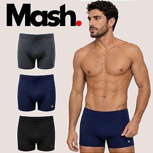 Sunga Mash Masculina Boxer Longa Esportiva para Praia, Piscina e Atividades Aquáticas
