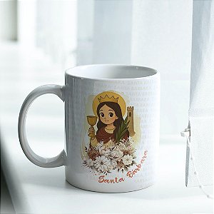 CANECA SANTA BÁRBARA PERSONALIZADA 325ml