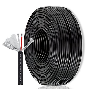 Cabo Para Microfone Voik VCT-70 100 Metros Preto