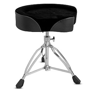 Banco de Bateria Voik B-1400 Veludo Preto Regulável 130kg