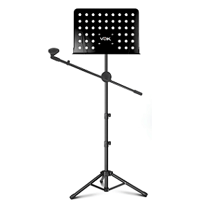 Estante para Partitura com Suporte para Microfone Voik MSM-060