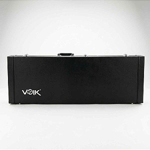 Case para Guitarra Voik Vcg-20l Couro Acolchoada Alça e Chave