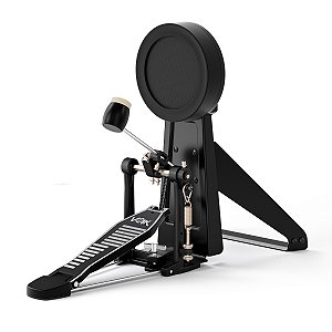 Pad Bumbo Mesh 6 Pol Com Pedal Eletrônico Voik