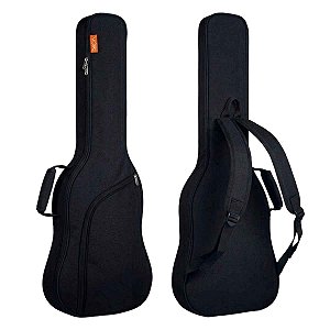 Bag Capa Para Guitarra Acolchoada Voik BG-1000P Preta Alça Dupla