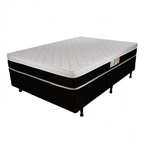Conjunto Box Casal Luckspuma Roma Molas Ensacadas 1,38X1.88X0.66 MT Anti Ácaro e Anti Fungo