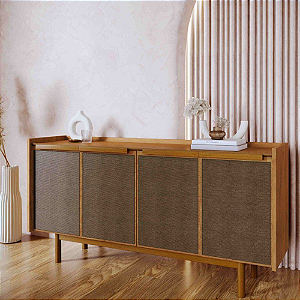 Balcão Buffet Sala Jantar Dune 4 Portas 1,80m