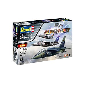 Kit P/ Montar 50th Anniversary Alpha Jet - 1/144 Revell 3810