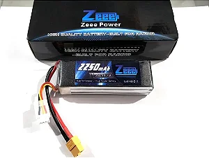 Bateria De Lipo 3s 11.1v 2250mah 35c Com Plug Xt60 Zeee