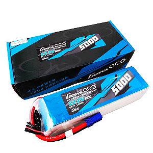 GENS ACE 22.2V 5000MAH 60C 6S G-TECH LIPO EC5 PLUG