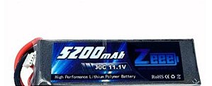 Bateria Lipo Zeee 11.1v 3s 5200mah 30cc conector EC5