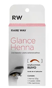 HENNA PARA SOBRANCELHA GLANCE 3,5G - RUIVO