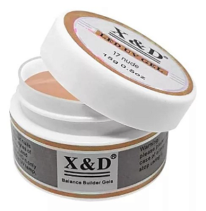 Gel Xd Led Uv Alogamento De Unhas NUDE 17 X&d 15g