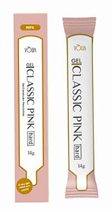 Refil Gel Classic Pink Hard Volia 14g