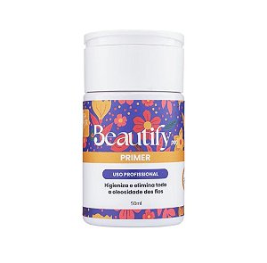 PRIMER BEAUTIFY PRO LINHA NORTE NORDESTE 50 ML PARA RETENÇÃO EXTENSÃO DE CILIOS
