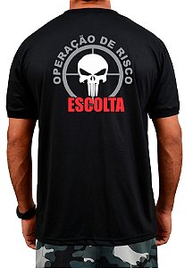 CAMISETA POLÍCIA ESCOLTA (RISCO)