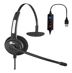 HEADSET HTU-300 USB PARA MONITORAMENTO