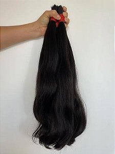 60cm Castanho Vietnamita Super Double Drawn ONDULADO (100g)