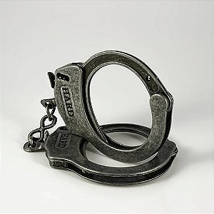 Algema De Metal Prata Velha