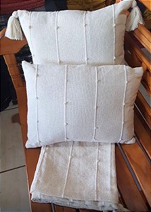 Capa de almofada Baguete Cru 30x50